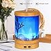 AIGOCEER Essential Oil Diffuser, 120ml Ocean Theme Diffusers for Essential Oils Ultrasonic Aroma Diffuser Cool Mist Humidifier, Waterless Auto Shut-Off and 7 Color LED Lights Changing for Homethumb 2