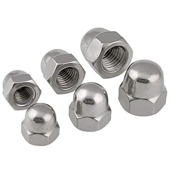 M4 M5 M6 M8 M10 M12 Acorn Hex Cap Nuts Dome Nuts 316 Stainless Steel 1pcs M10 X 1 5mm Pitc Amazon Com Industrial Scientific
