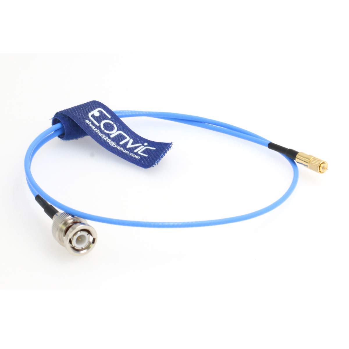 Eonvic BNC to 10-32UNF Microdot Straight M5 Acceleration Sensor Anti-Vibration Signal Cable Q9 / L5