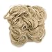 Messy Curly Combs Hair Bun Extensions Easy Stretch Hair Dish Chignon Clip in Updo Hairpiece Ponytail Scrunchy Accessory for Women Golden Blonde Mix Bleach Blondethumb 1
