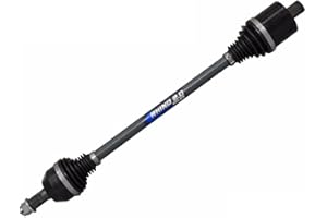 SuperATV Heavy Duty Rhino 2.0 Front Axle Compatible with Polaris RZR XP 1000 / XP4 1000/ High Lifter Edition, Made of 4340 Chromoly Steel, Heat Treated, 4mm Increase in Shaft Size, See Fitment