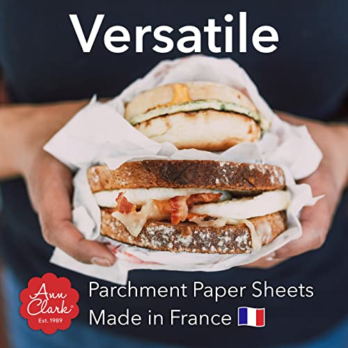 Ann Clark Parchment Paper Sheets for Baking, Made in France, Natural