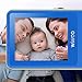 Aniee MP3 Player for Kids 8GB Lightweight Music Player with FM Radio/Video/Voice Recorder & Photo Viewer, Support Up to 64GB, 1.8 Inch TFT Screen MP3 Music Player, Blue