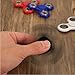 DOULINE Hand Spinner Toy，Stress Reducer EDC Focus Toy， Relieves ADHD Anxiety and Boredom ，Guarantee 3 min + Spin Time (black)