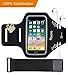 Phone Armband, Pavora iPhone Armband for iPhone X, 8, 7, 6, 6S, 5 SE, Water Resistant, Fingerprint Access, Card Holder, Free 6