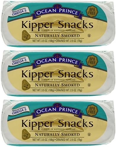 Ocean Prince Kipper Snacks Pack of 3