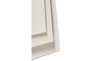 Clairefontaine Pastelmat Sheets, 50x70cm, 360g, White (5 Pack), 50 x 70 cm, 5 Count