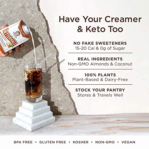 Califia Farms Hazelnut Better Half Coffee Creamer, 16.9 Oz (Pack of 6