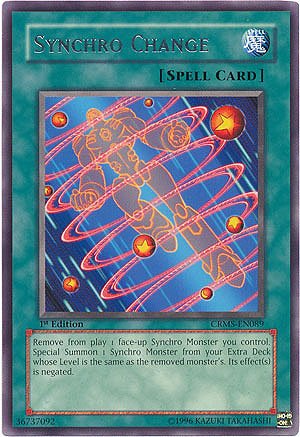 Yu-Gi-Oh! - Synchro Change (CRMS-EN089) - Crimson Crisis - 1st Edition - Rare
