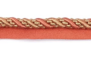 BEL AVENIR 0.43 inch 13 Yards Twisted Lip Cord Trim Basic Sewing Luxury Multicolor Handmade Crafts DIY Crafts Decoration Edge