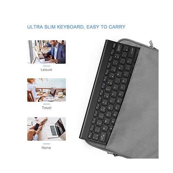 Wireless-Rechargeable-Keyboard-Jelly-Comb-KUS-009D-24GHz-Compact-Wireless-Keyboard-QWERTY-UK-Layout-Ultra-Slim-Portable-Black Wireless Rechargeable Keyboard, Jelly Comb KUS-009D 2.4GHz Compact Wireless Keyboard QWERTY UK Layout, Ultra Slim…