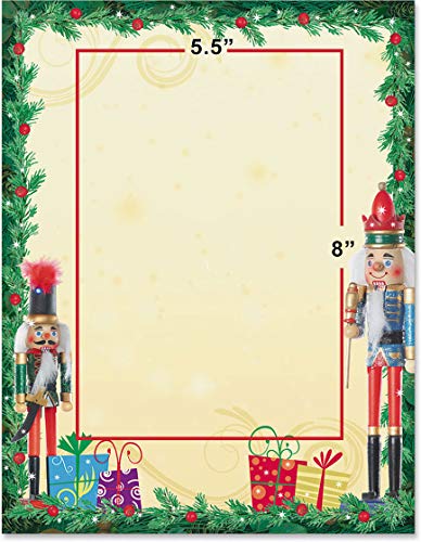 Holiday Stationery, Nutcracker Soiree 8 1/2 x 11 Printable Paper, 25-Pack