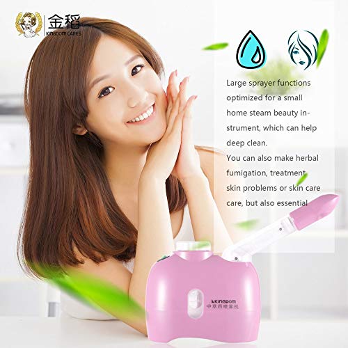 Beauty Herbal Vaporizer Aroma Ozone Vaporizer Facial Sauna Spa Facial Steamer Home Use Thermal Steam Humidifier US 220V - Thumbnail 2