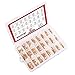 Hilitchi 720-Pcs [0.1uF-100nF] DIP Monolithic Multilayer Ceramic Chip Capacitors Assortment Kit - 24 Value