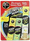 4C Totally Light 2 Go Energy Rush Bonus Variety Pack, 3.4-Ounce (Pack of 3)