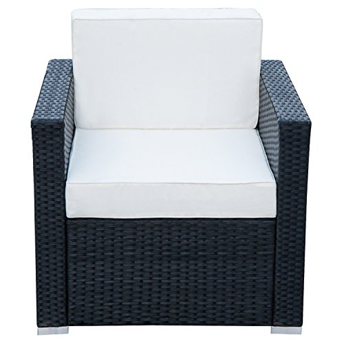 5 Outsunny+Cushioned+Sectional+Conversation+Furniture