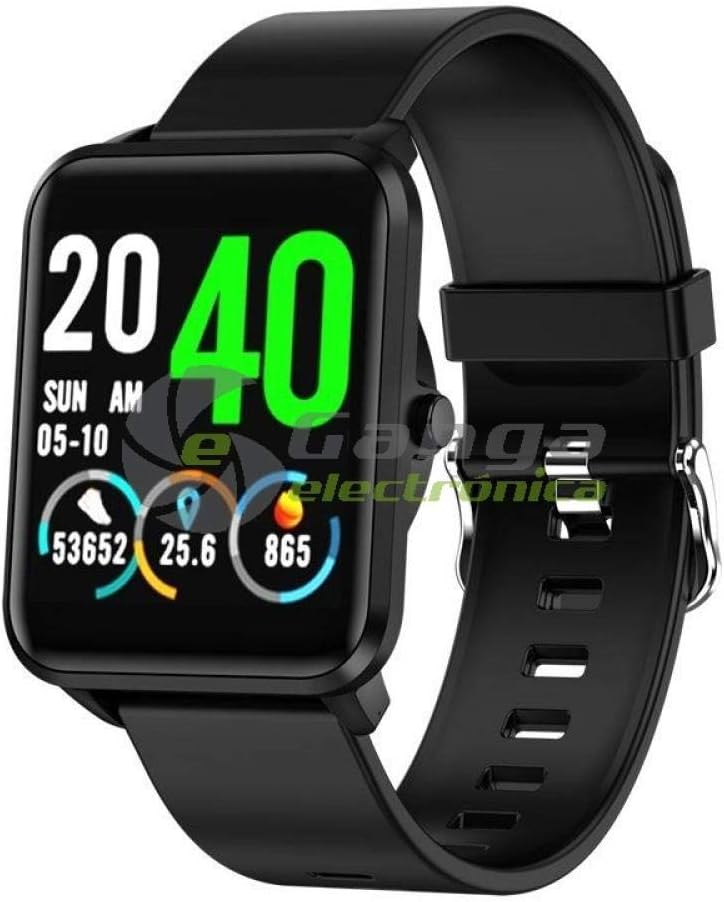 RELOJ INTELIGENTE LEOTEC FUNNY ALL BLACK: Amazon.es: Electrónica