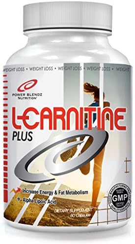 Power Blendz - L-Carnitine Plus - Increase Energy and Fat Metabolism, 60 Servings