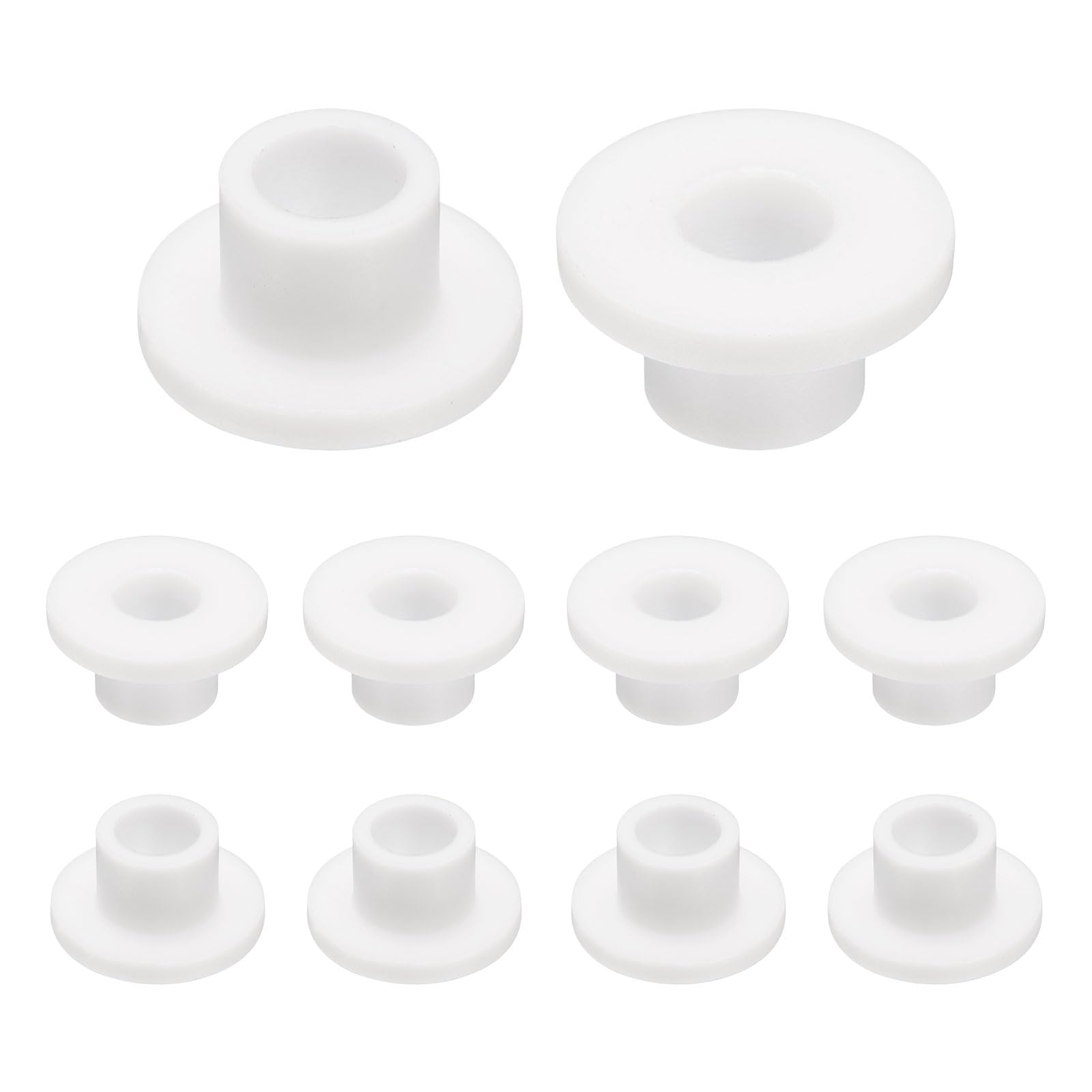 uxcell 10pcs Flanged Sleeve Bearings Plastic