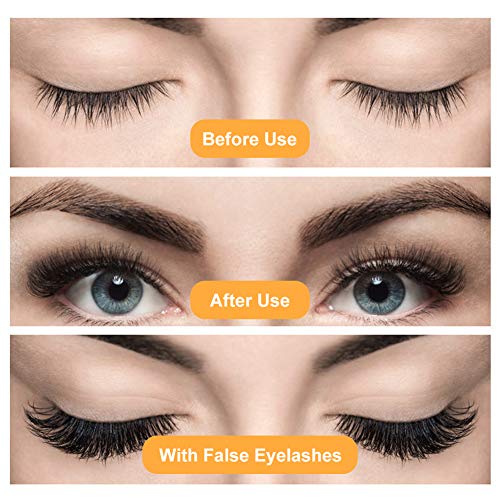 Heated Eyelash Curler, Electric Eyelash Curler, Double Effect Eyelash Styler, Quick Heating&Long Lasting, USB Rechargeable, Portable Electric Makeup Eye Lashes Brush