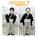 LIVEBOX Infant Baby Boys Infinity Japanese Kimono Cotton Toddler Romper(70: 3~9 months,Black)