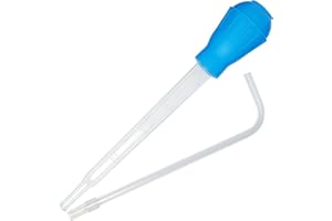 AREPK Aquarium Coral Feeder Fish Feeder Waste Clean Tool Manual Cleaner Water Changer Fish Tank Cleaning Tool Siphon Dropper Waste Remover Aquatic Bottom Feeder Pipette