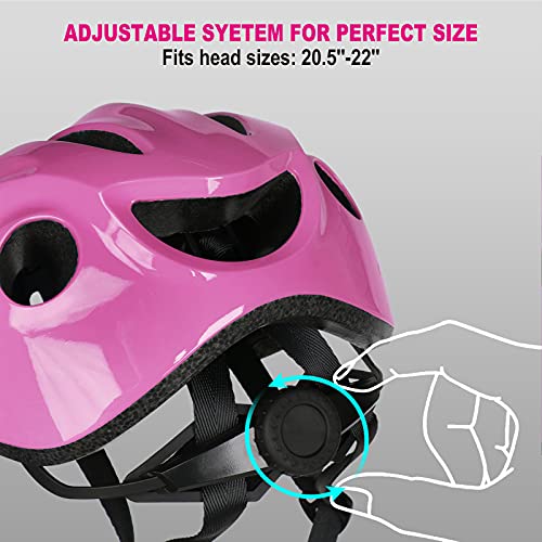 AGH Toddler Helmet, Kids Bike Helmet for Age 28 Boys Girls, Adjustable & Vented Kids Bicycle