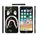 iPhone 7/8 Plus Shark Face Case Street Fashion: Luxury Flexible Durable Designer Protective TPU Cover/Bumper/Skin/Cushion with Wrist Strap only for 5.5