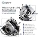 ECCPP 2pcs 513206 New Front Wheel Bearing And Hub Assembly Fits for Chevy Cobalt HHR Pontiac Pursuit G5 Saturn Ion 04 05 06 07 08 09 10 11 W/ABS Driver and Passenger Side