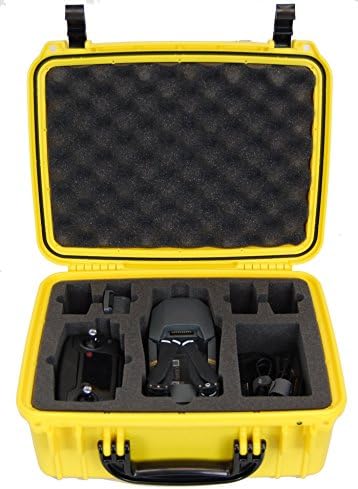 Microraptor MVC500 with Custom Foam Designed to Fit DJI Mavic and Accessories-(Yellow)