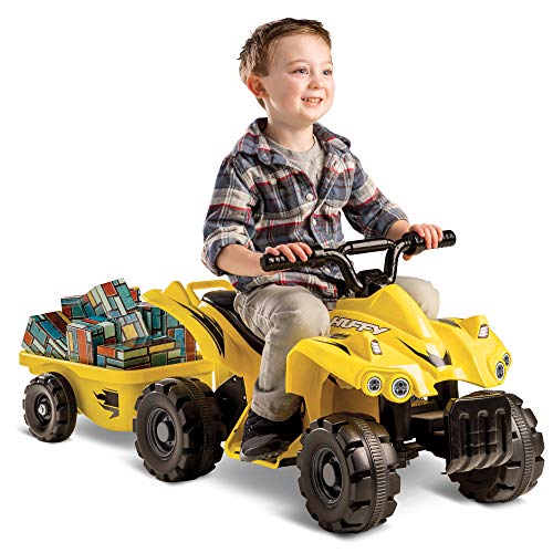Huffy Kids Electric Ride On Car Mini Quad, Yellow 28914191485 eBay