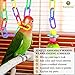 Plastic Chain Links (100 pc) – Lightweight & Durable DIY Pet Toy for Parakeets, Rats & Sugar Gliders – Variety Pack of 6 Vibrant Colors – Interchangeable C-Clip Hooks Great for Classroom or Playroomthumb 4