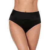 Miraclesuit Women's Swimwear Fold Over Tummy Control Full Coverage Swim Bathing Suit Bottom