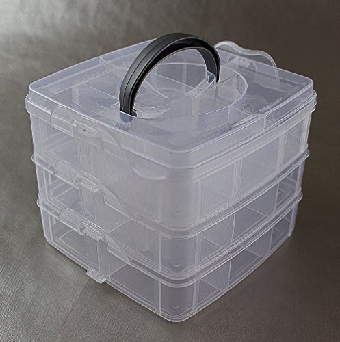 Soytich Plastikbox Angelbox Köderbox zubehörbox Angel Box TACKLEBOX kein (JCB650K)