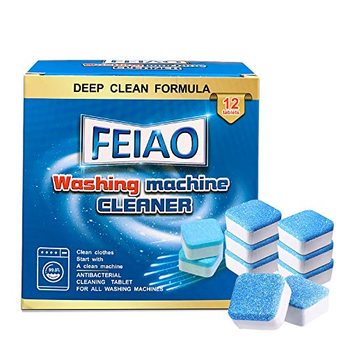 IShowofficial 12 Count Washer Machine Cleaner Effervescent Tablets,Deep