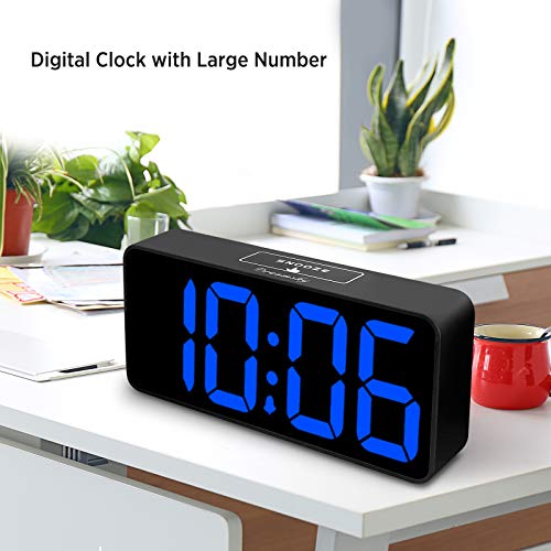 DreamSky Large Digital Alarm Clock Big Numbers for Seniors & Visually