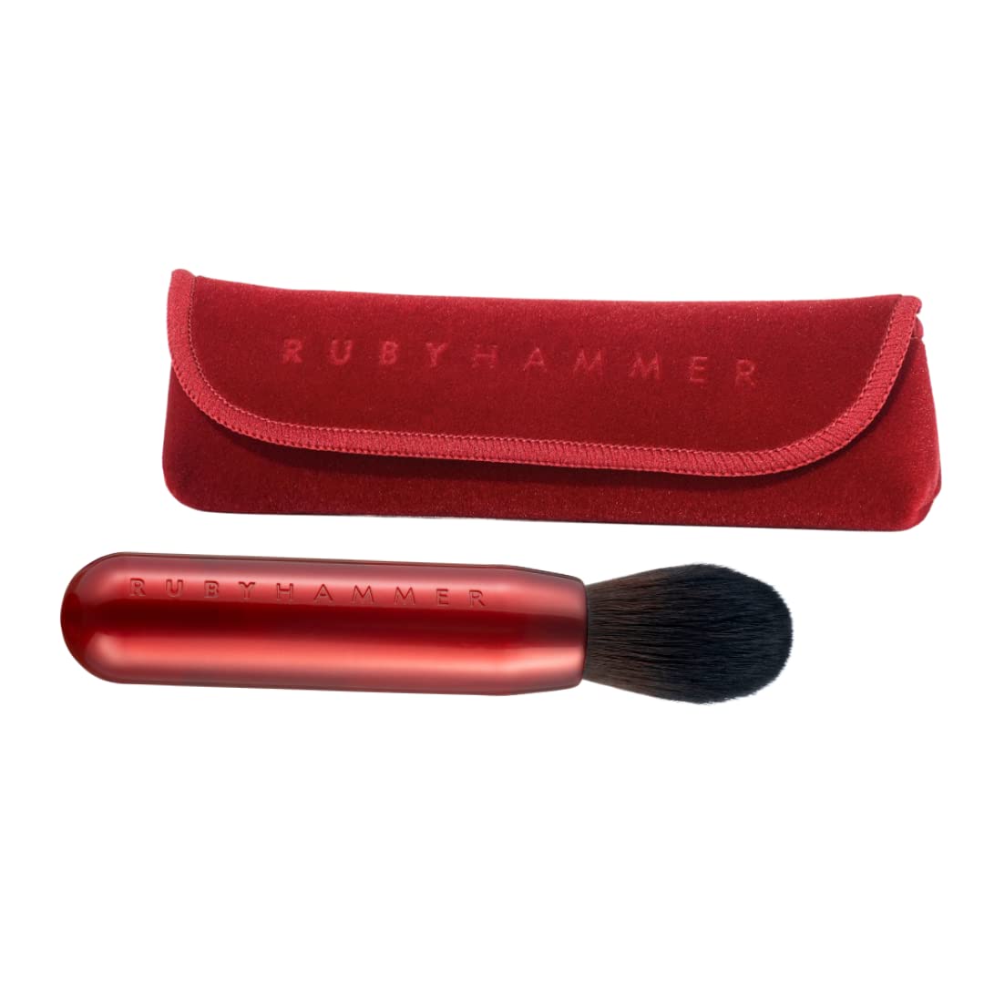 Ruby Hammer Professional Domed Brush | For Highlight, Powder, Blush and Bronze | Designed by Award-winning Make-up Artist Ruby Hammer MBE