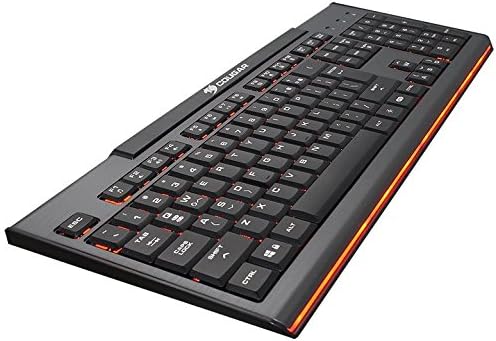 Cougar 200K Scissor Switches 7 Colour LED Backlight Gaming Keyboard with Anti-Ghosting Key Technology - Black - Image 3
