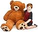 VIAHART Moochie The Bear | 5 Foot (60 Inch) Stuffed Animal Jumbo Big Lifesize Huge Giant Large Plush Teddy | Shipping from Texas | By Tiger Tale Toys