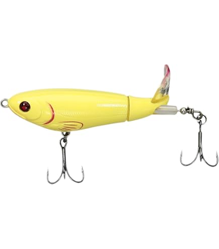 Berkley Choppo Topwater Fishing Lure, Black Chrome, 3/4 oz, 105mm Topwater, Enhanced Propeller Surface Area for Maximum Disturbance, Equipped with Sharp Fusion19 Hook : Sports & Outdoors