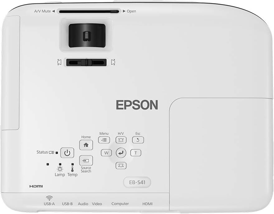 Epson EB-S41 Video - Proyector (3300 lúmenes ANSI, 3LCD, SVGA ...