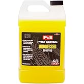 P & S Professional Detail Products Undressed Tire Prep – 1 Gallon – Alkaline Water-Based Tire Cleaner – Removes Dirt, Oil & Grime – Strips Old Dressings – Brightens Whitewalls