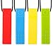 Sensory Chew Necklace For Boys and Girls (4-Pack) - Chewable Chewelry for Autism ADHD Oral Motor Chewing Biting Teething - Chew Brick by Solace