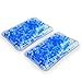 Perfecore Reusable Gel Ice Packs - Hot Cold Compress Sciatica Treatment, Low Back, Neck, Shoulder Pain, Migraine Headache, Wisdom Tooth, Sinus - Reduce Eye Puffiness - 2 Pcs with Cloth Backing