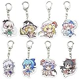 DEOLBA 12 Pcs/set Anime The Touhou Project Yuyuko