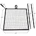 TITAN GREAT OUTDOORS Ash & Ember Adjustable Swivel Grill, Steel Mesh Wire Cooking Grate with Spike Pole, Open Fire Portable BBQ Camping Gear