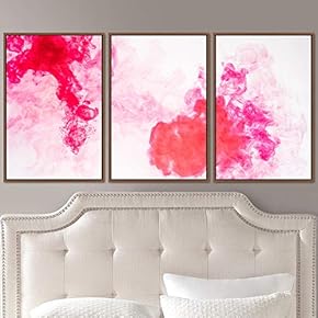 signwin 3 Piece Framed Canvas Wall Art Abstract...