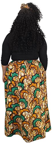 African Planet Women's Elastic Waist Skirt Pants - Image 5