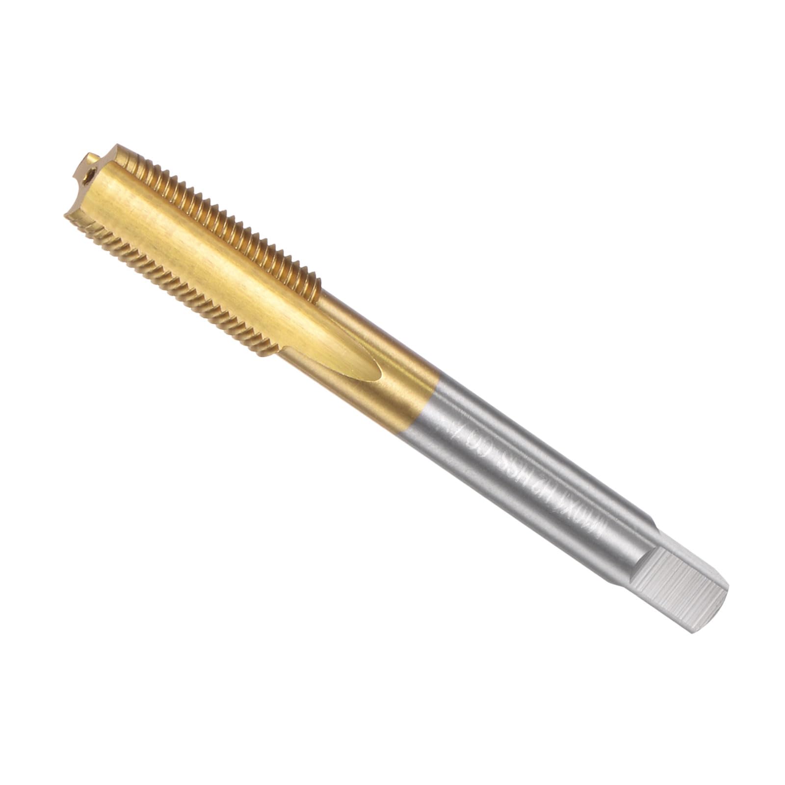 CoCud Straight Flute Taps, M10 x 1 Thread Size, Titanium Cobalt High Speed Steel Metric Left Hand Threading Tools - (Applications: for Aluminum Stainless Steel Bronze Plastics) — image 1