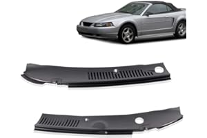 G-PLUS Windshield Wiper Cowl Vent Grille Panel Compatible with Ford Mustang GT SVT 1999-2004 Replacement for 3R3Z 6302228 AAA, 3R3Z6302228AAA
